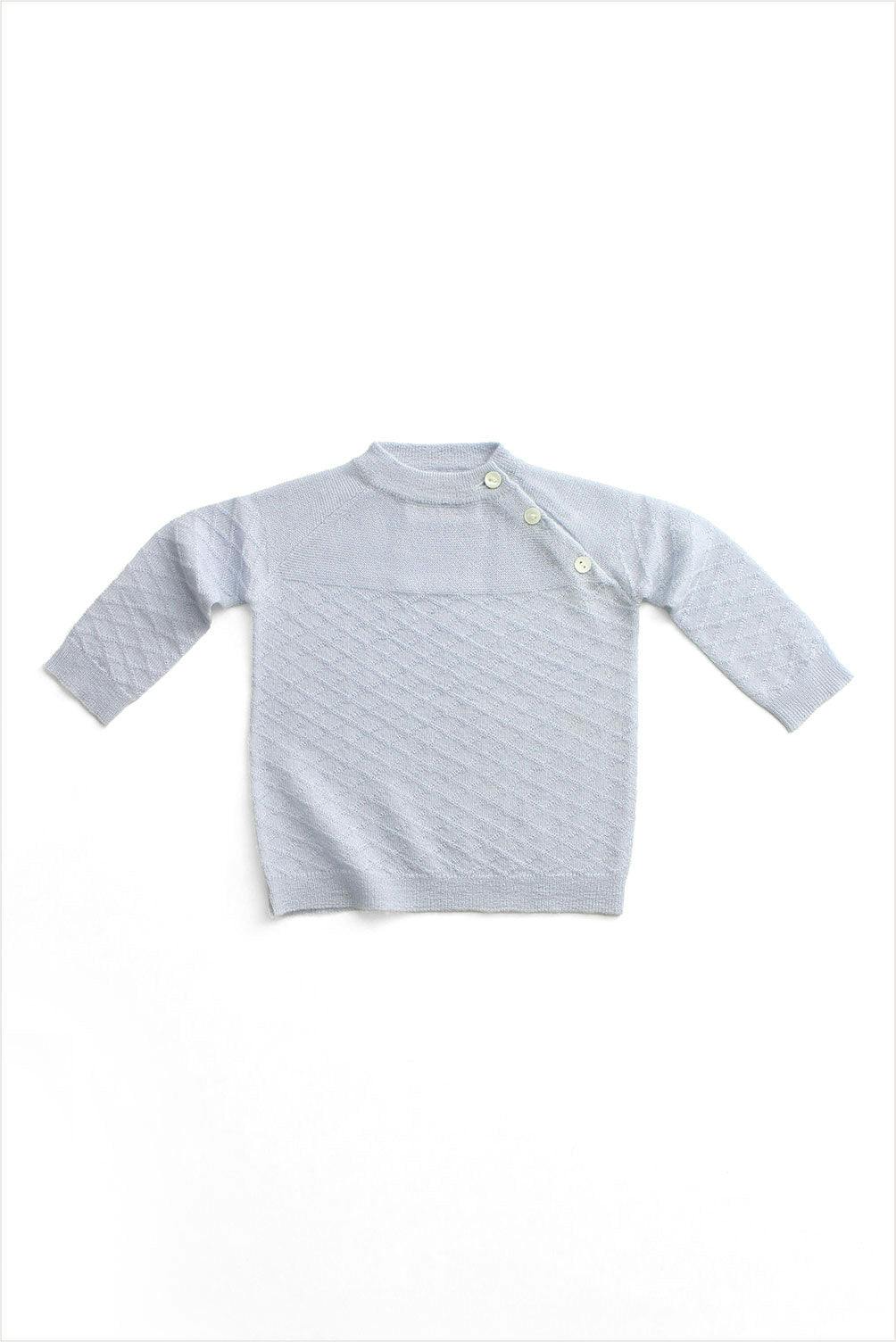 Cashmere Nino Pullover Sweater Sky