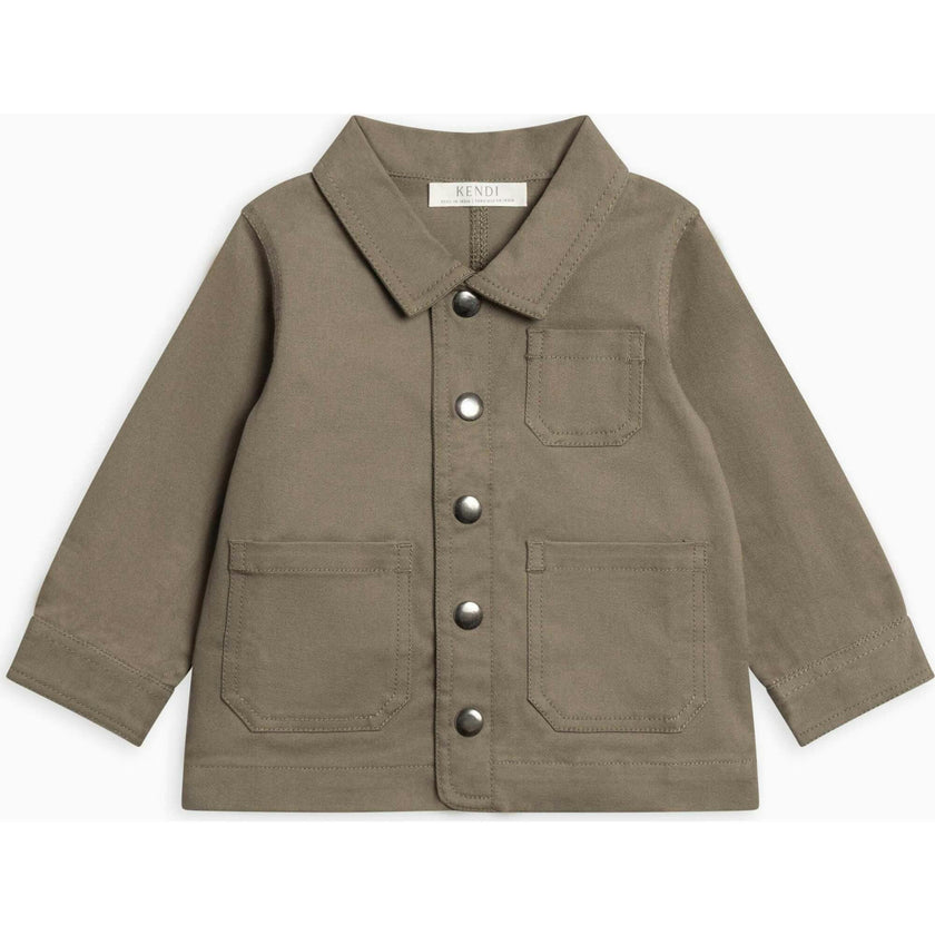 Denver Twill Chore Jacket - Chestnut