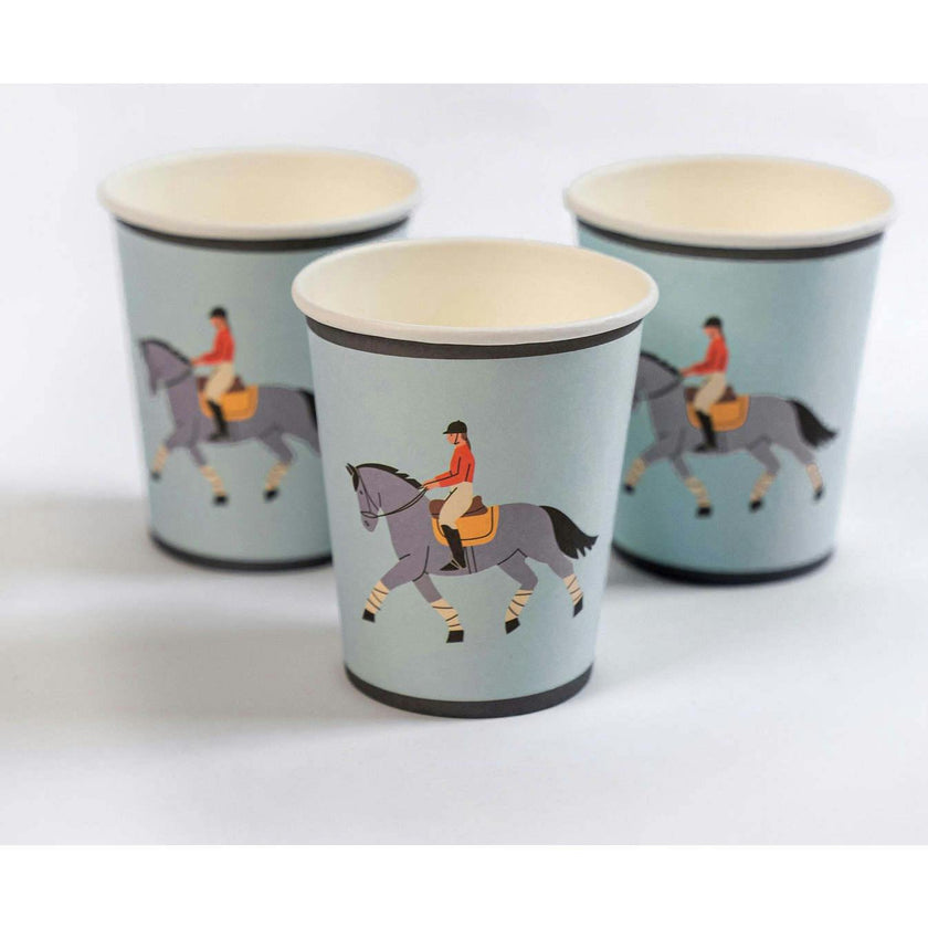 Party Cups - Equestrian Collection (x 12)