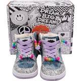 Skye High Top Denim Sneaker, Blue