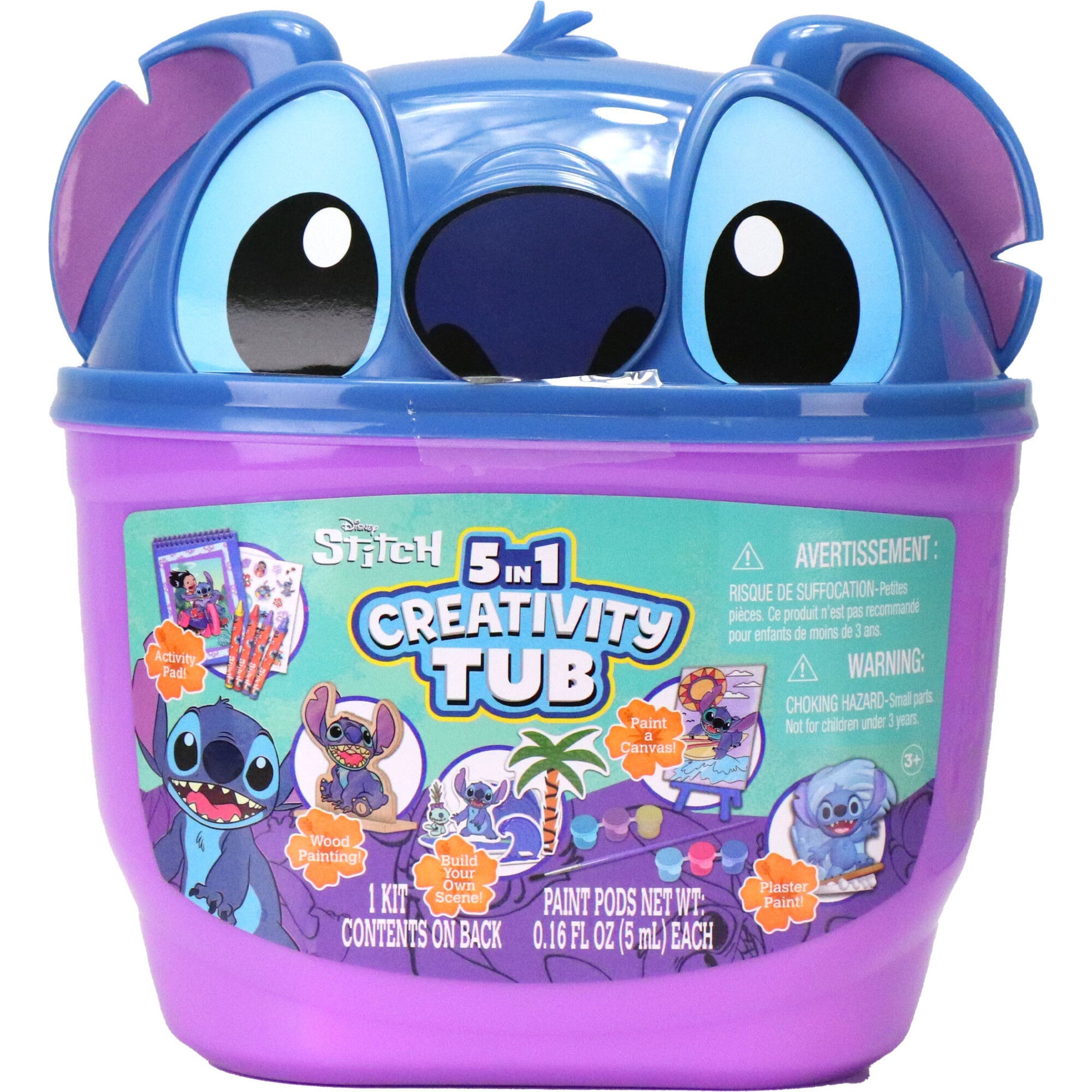 Tara Toy: 5-In-1: Creativity Tub - Stitch - Build Your Own Scene