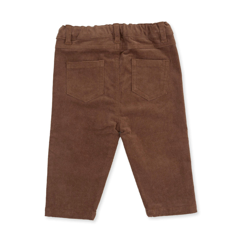 Solid Beaver Fur Corduroy - Adjustable Pants