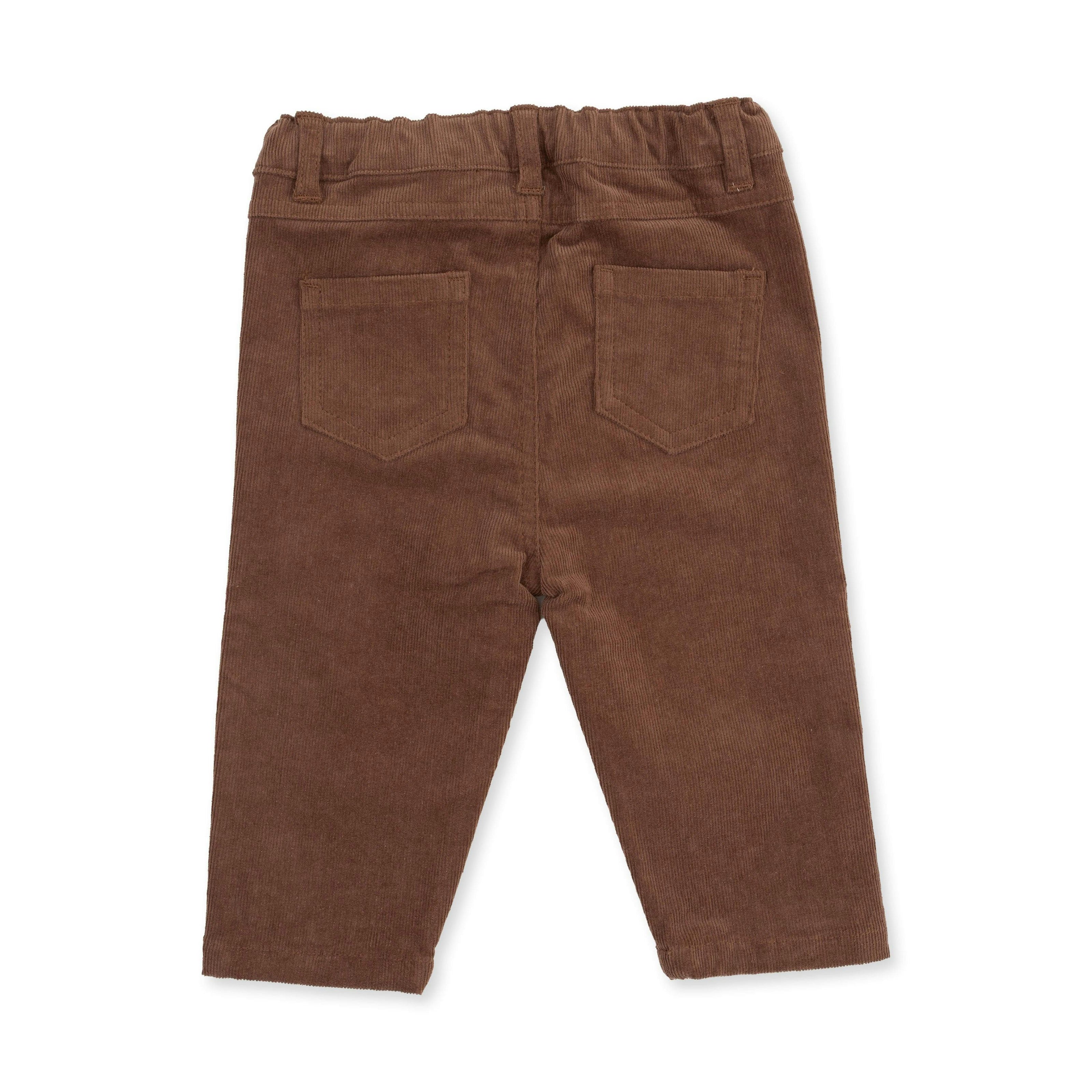 Solid Beaver Fur Corduroy - Adjustable Pants