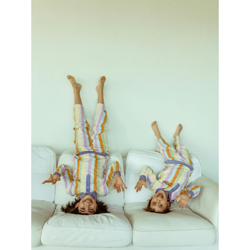 children's terry sweatshirt - sunset stripes