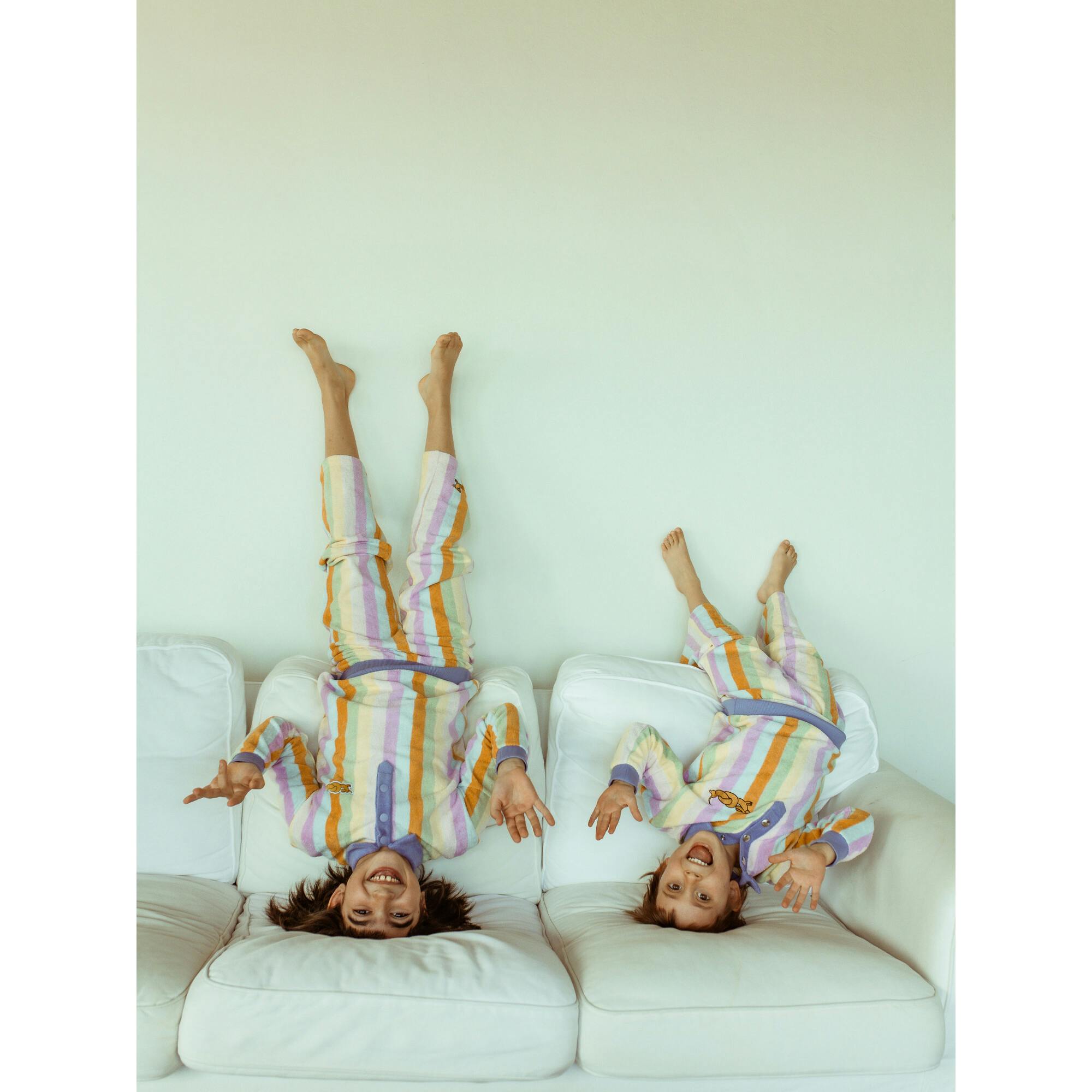 children's terry sweatshirt - sunset stripes