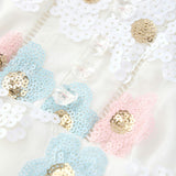 Gabrielle Frill Sequin Mini Dress