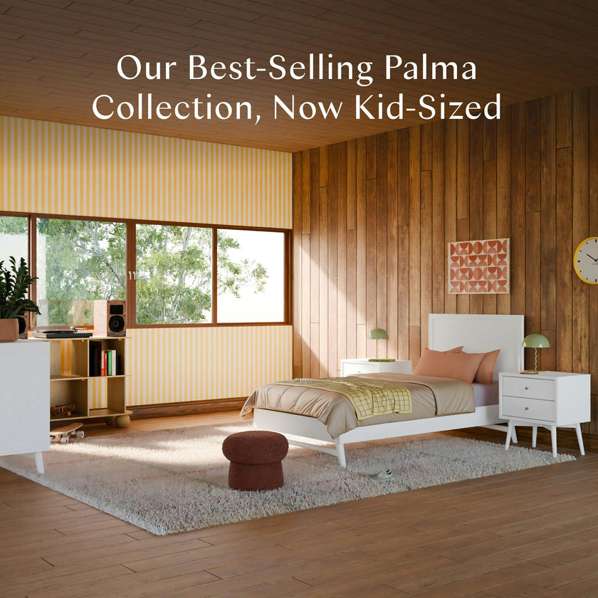 Palma Twin Bed in White