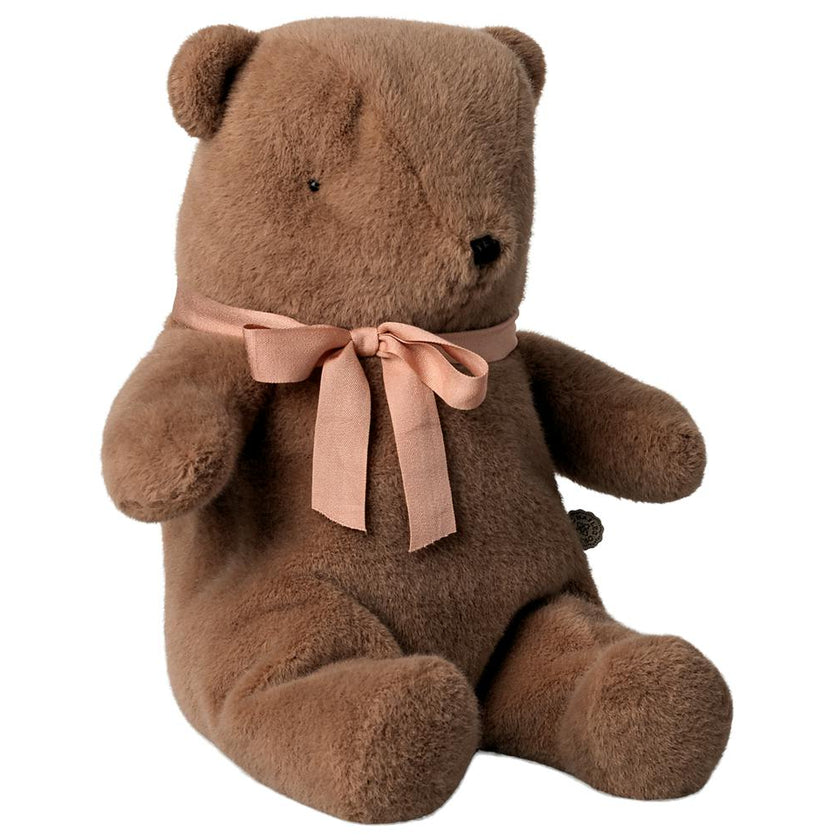 Teddy bear plush, Medium - Soft brown