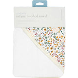 Infant Hooded Towel - Pressed Petals