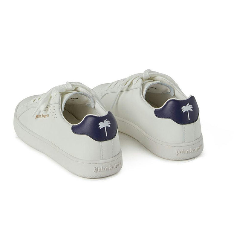 White, Navy Sneakers
