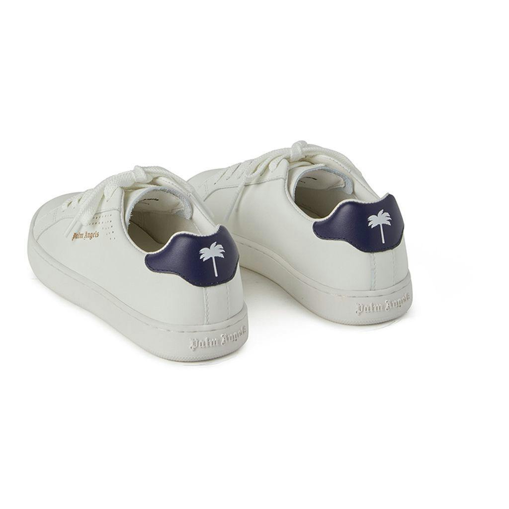White, Navy Sneakers