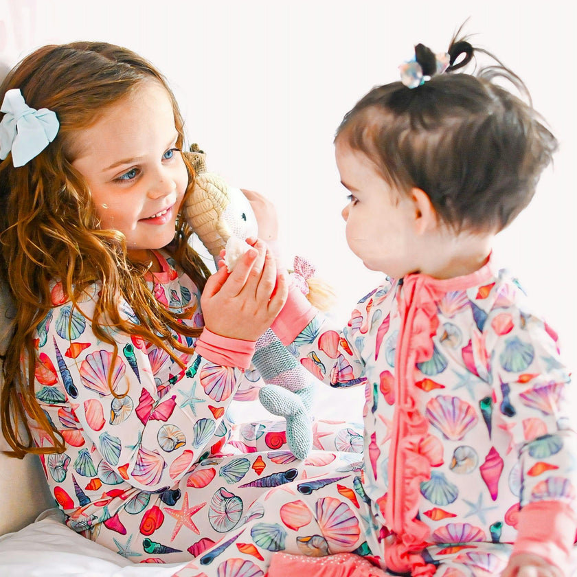 Cute as Shell Ruffle Footie Snoozer