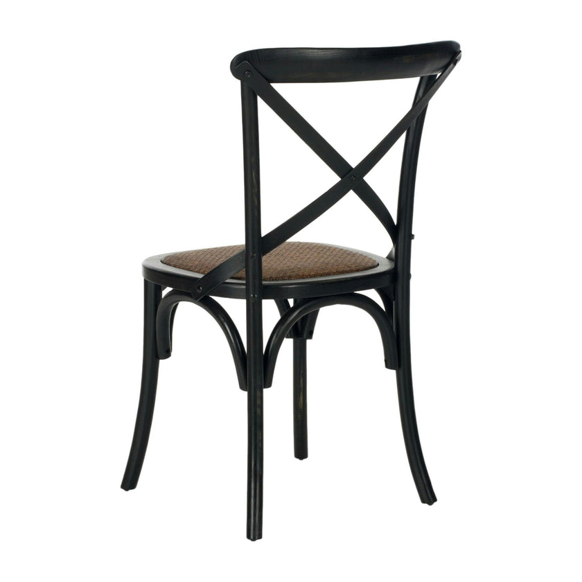 Set of 2 Franklin X Back Farmhouse Chairs