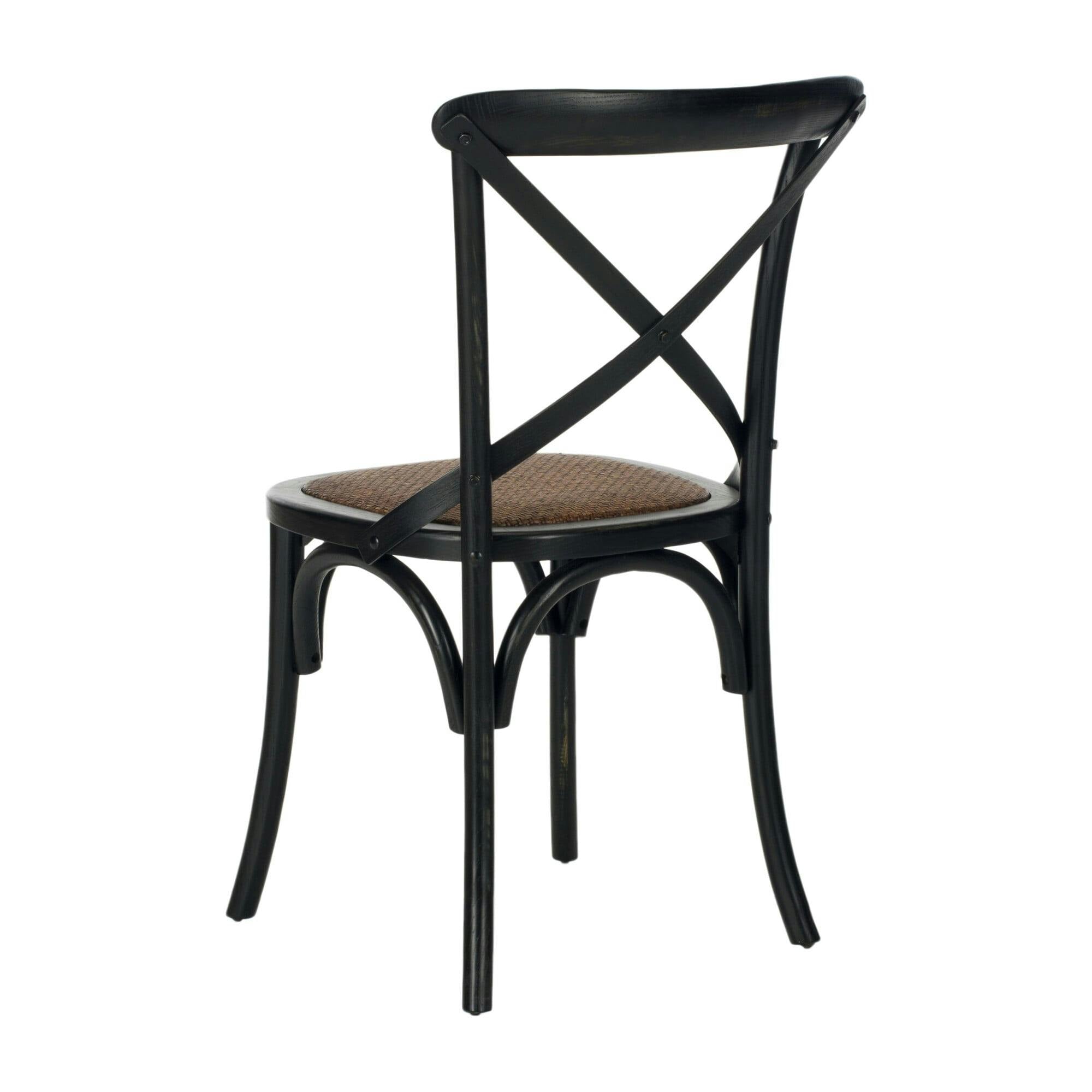 Set of 2 Franklin X Back Farmhouse Chairs