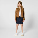 ZADIG & VOLTAIRE Faux Suede Cowgirl Jacket - Nuthatch