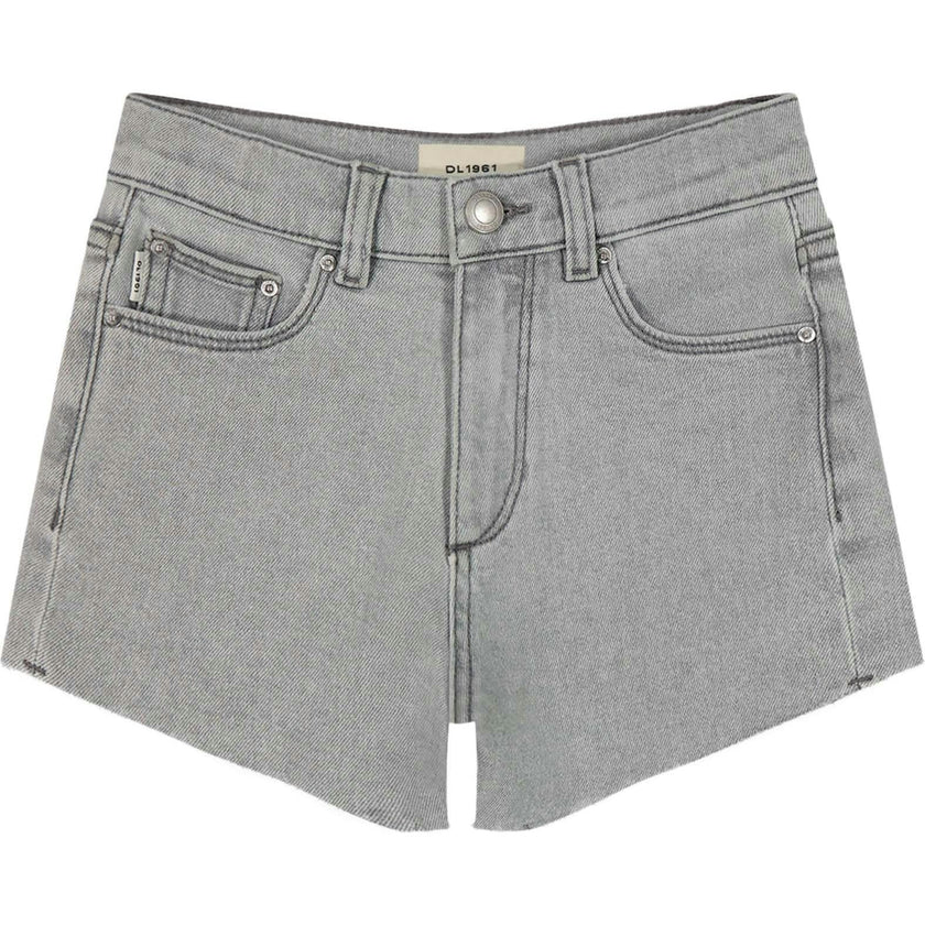 Lucy Shorts High Rise | Lt Smoke