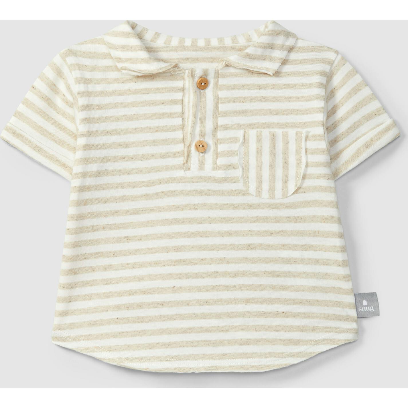 Striped Polo T-Shirt