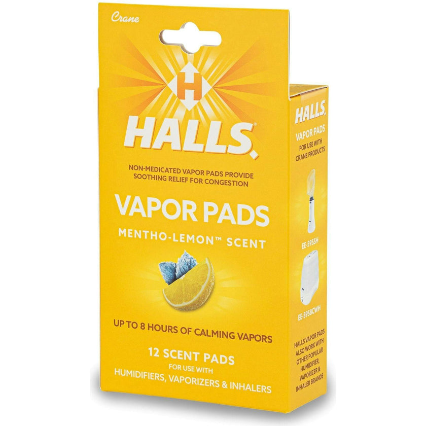HALLS® Mentho-Lemon Scented Vapor Pads