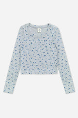 Ultra-Soft Ribbed Long Sleeve Fitted Tee