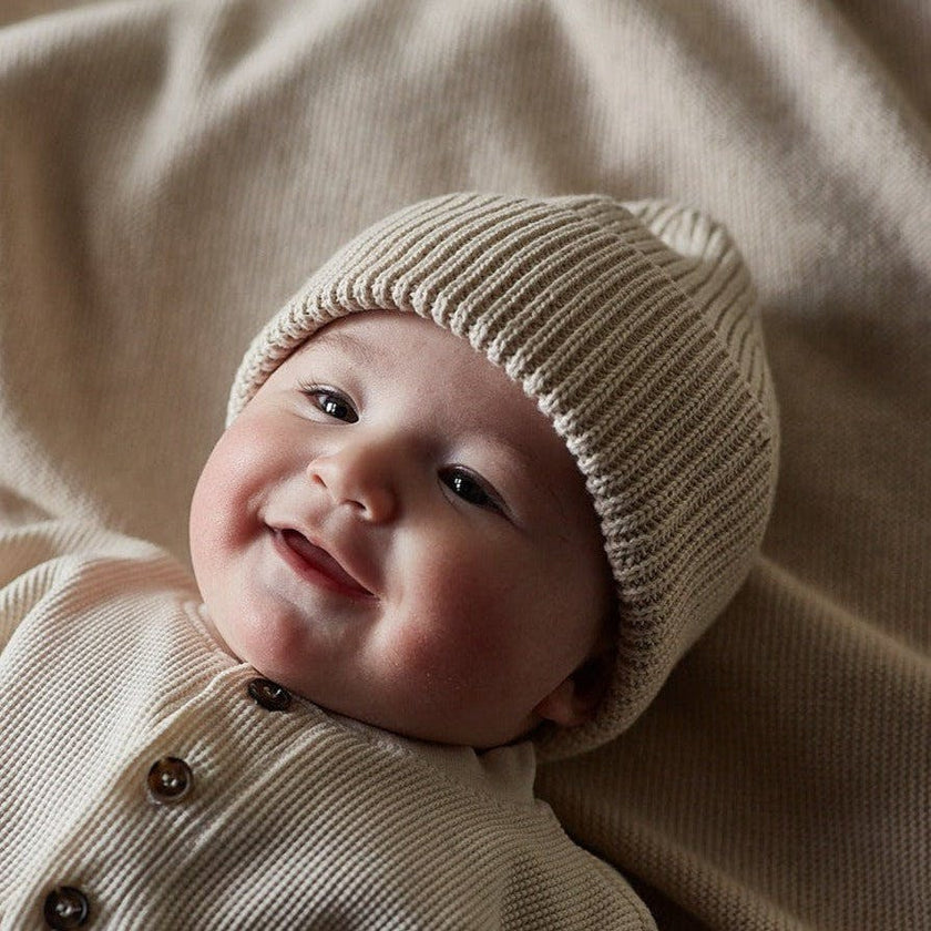 Ribbed Pima Cotton Beanie