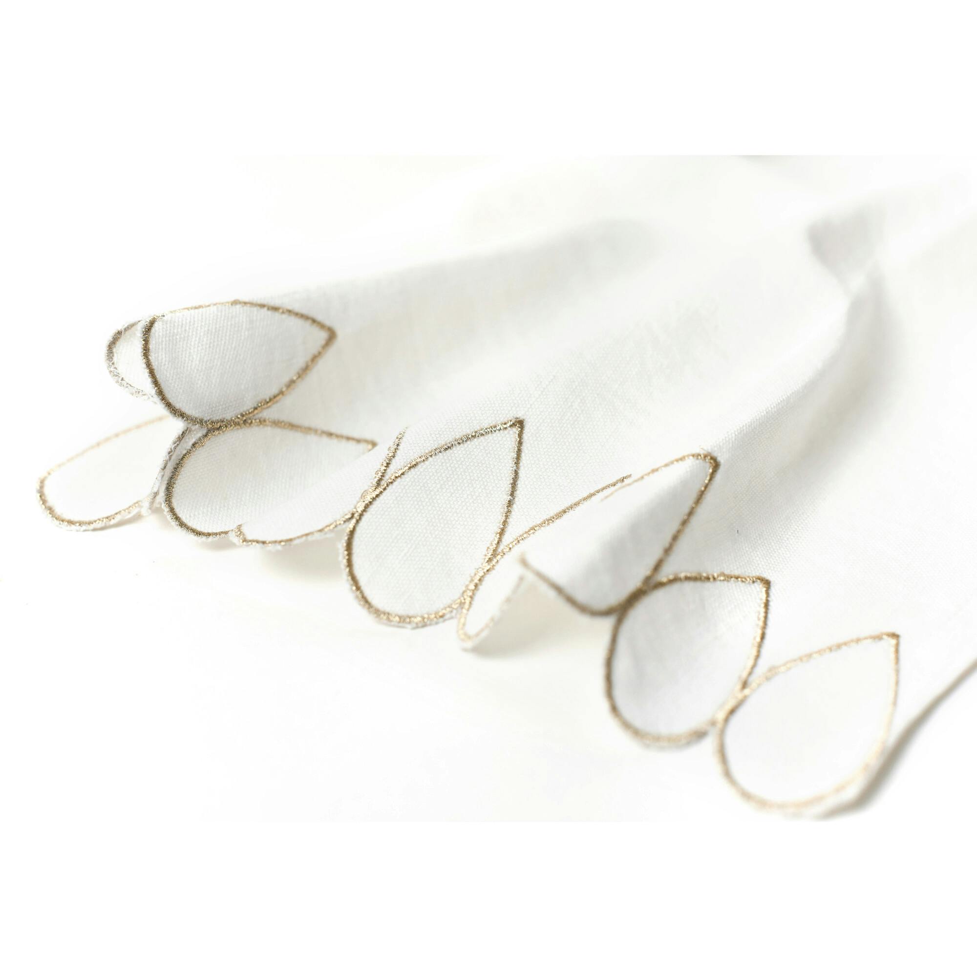 Deco Gold Scallop Medium Hand Towel