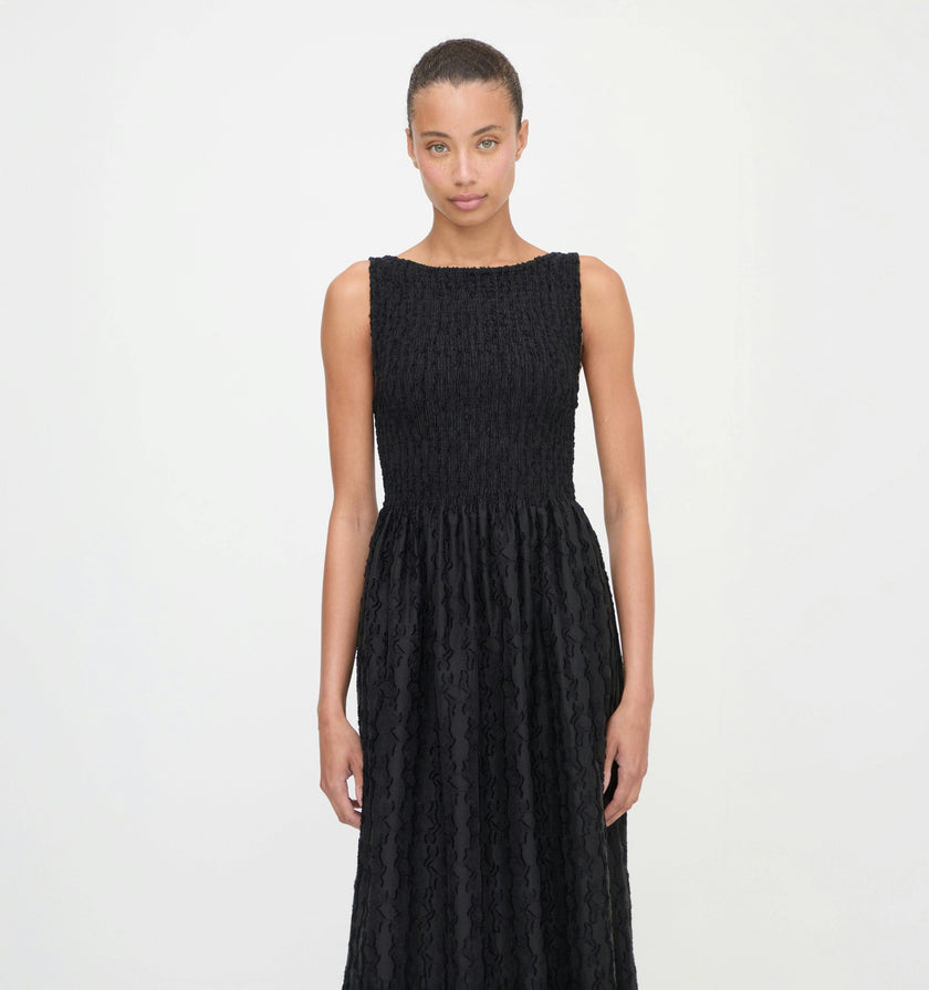 The Cosima Nap Dress - Black Fil Coupé