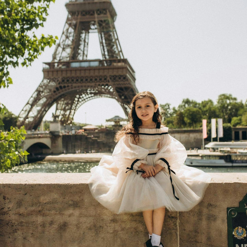 Coco-Caramel Tulle Dress