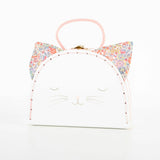 Floral Kitty Mini Suitcase Doll