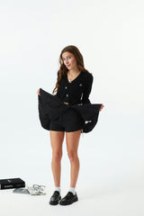 Jane Black Soft Pleated Skort
