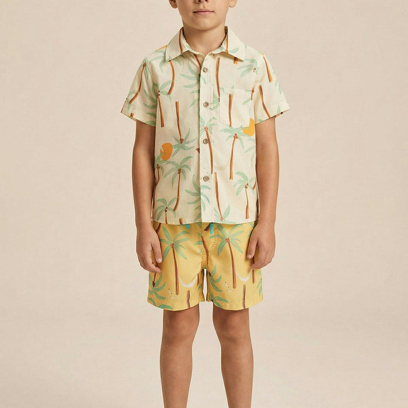 PALMERAS AMARILLO - SWIMSHORTS