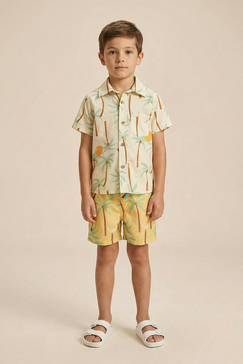 PALMERAS AMARILLO - SWIMSHORTS