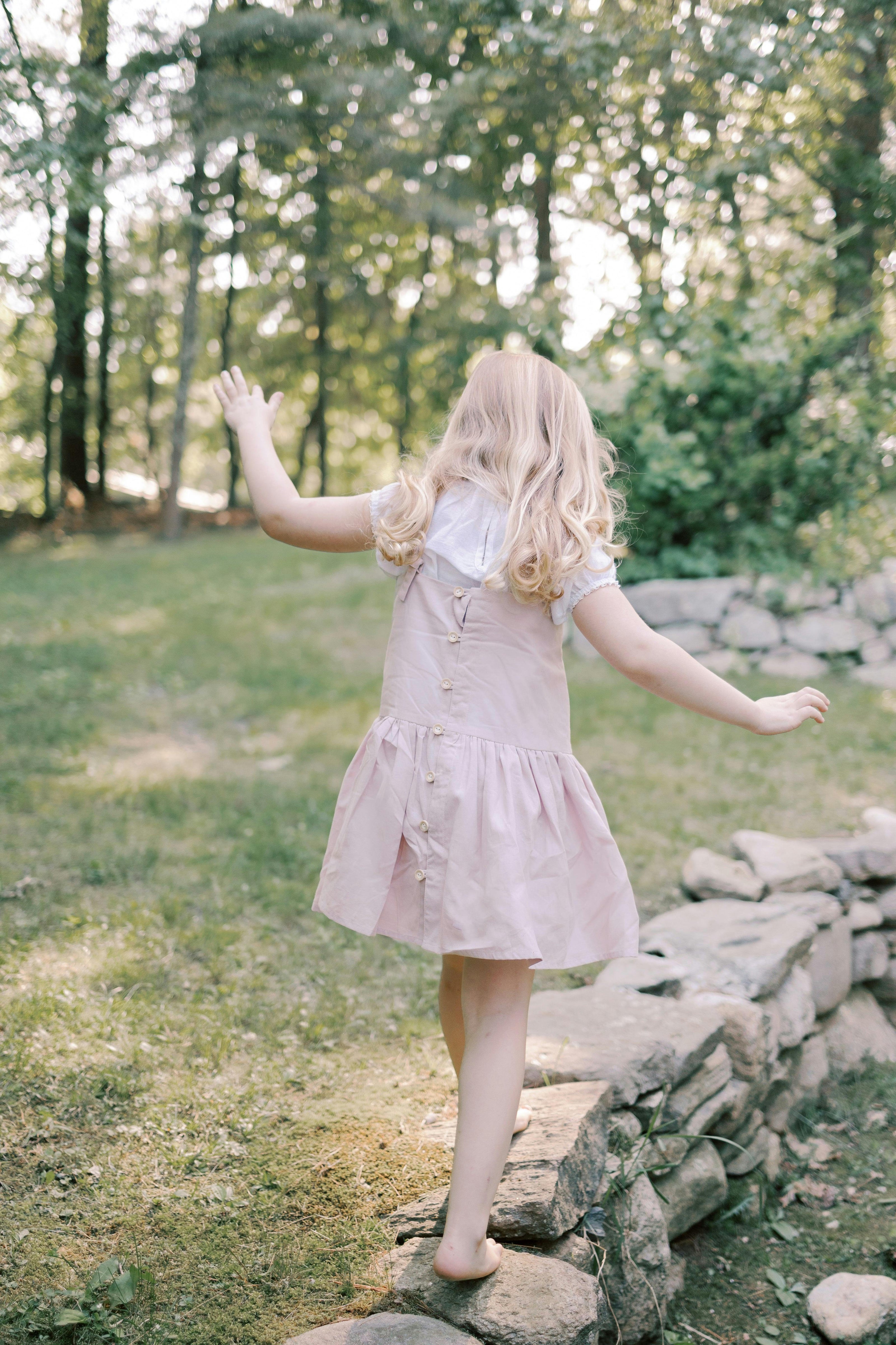Hikari Pintuck Dress | Soft Pink