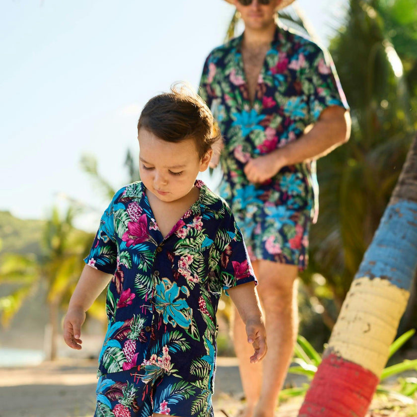 The Flower Hour - Boys Hawaiian Shirt