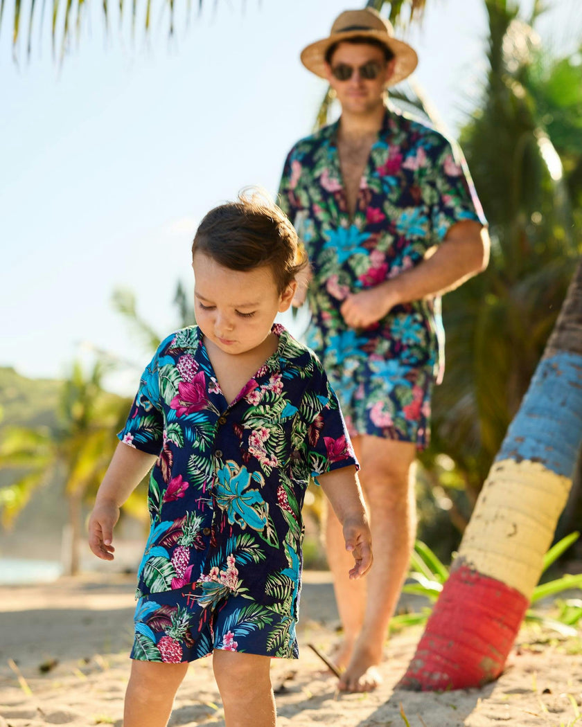 The Flower Hour - Boys Hawaiian Shirt