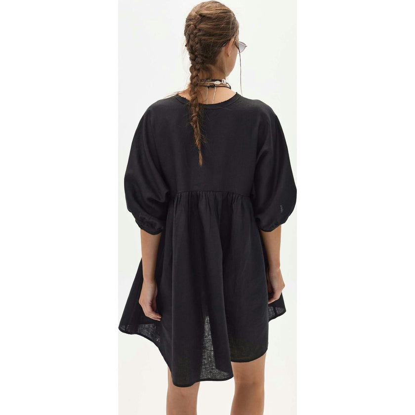 Alcala Linen Dress - Off White