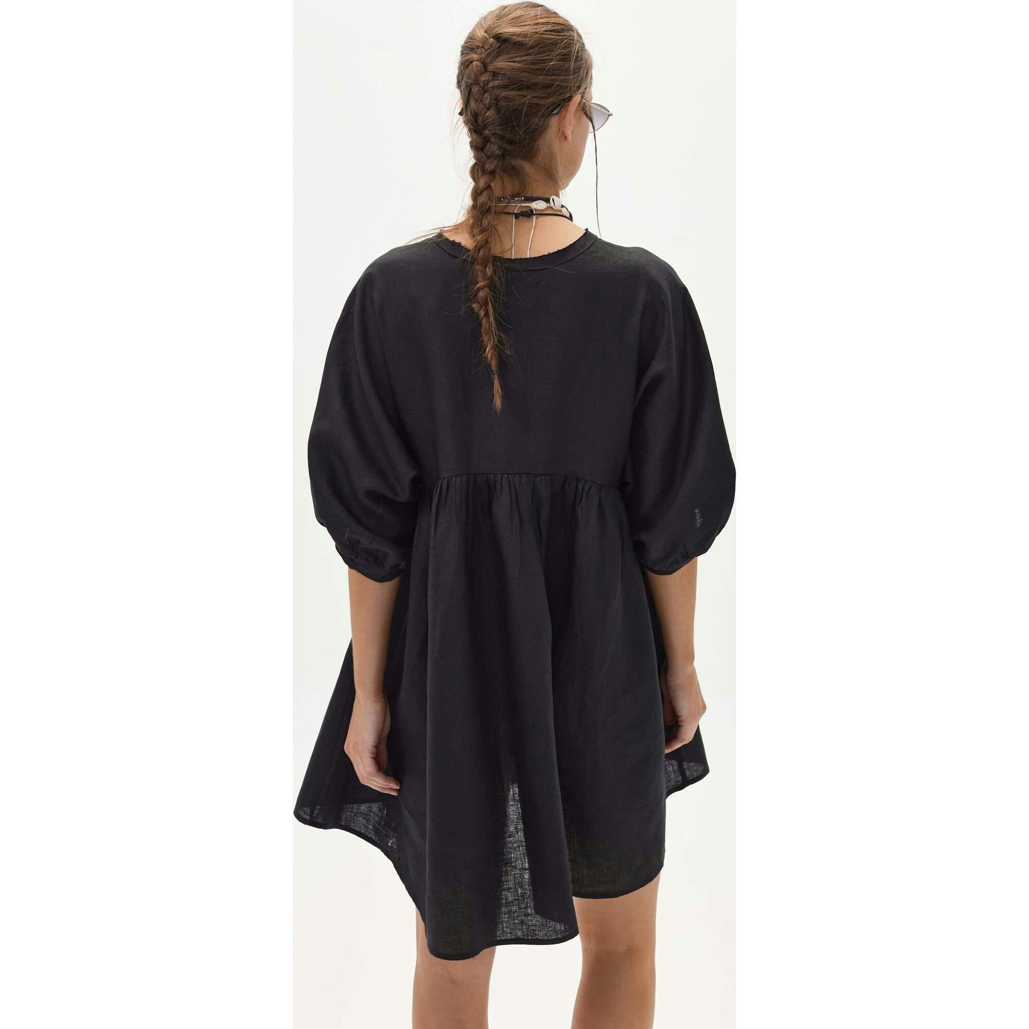 Alcala Linen Dress - Off White
