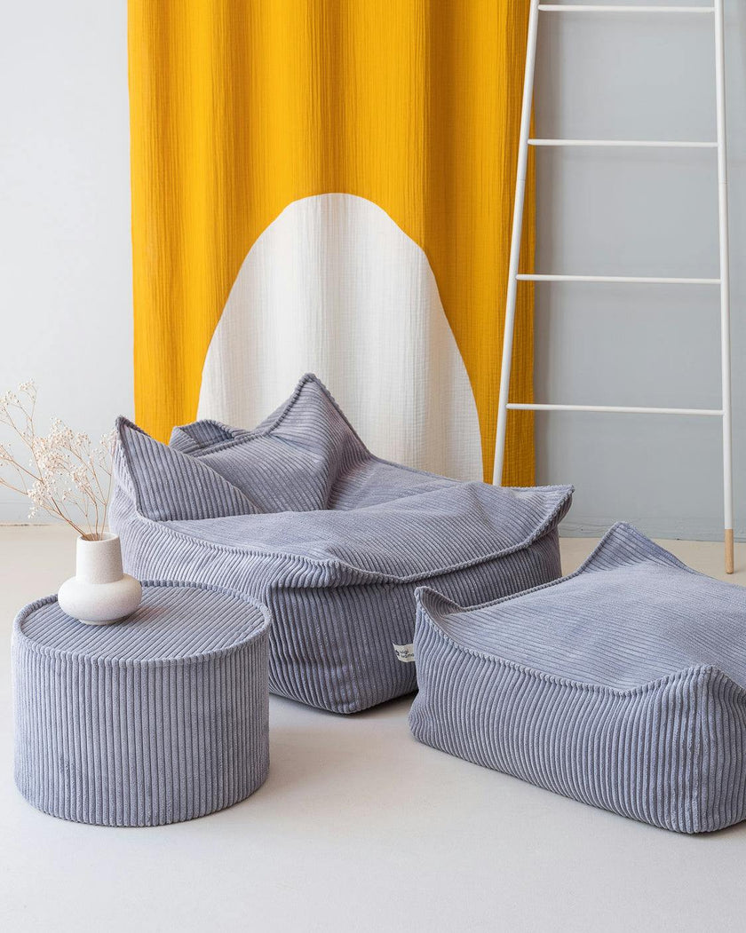 Blueberry Blue Beanbag Chair