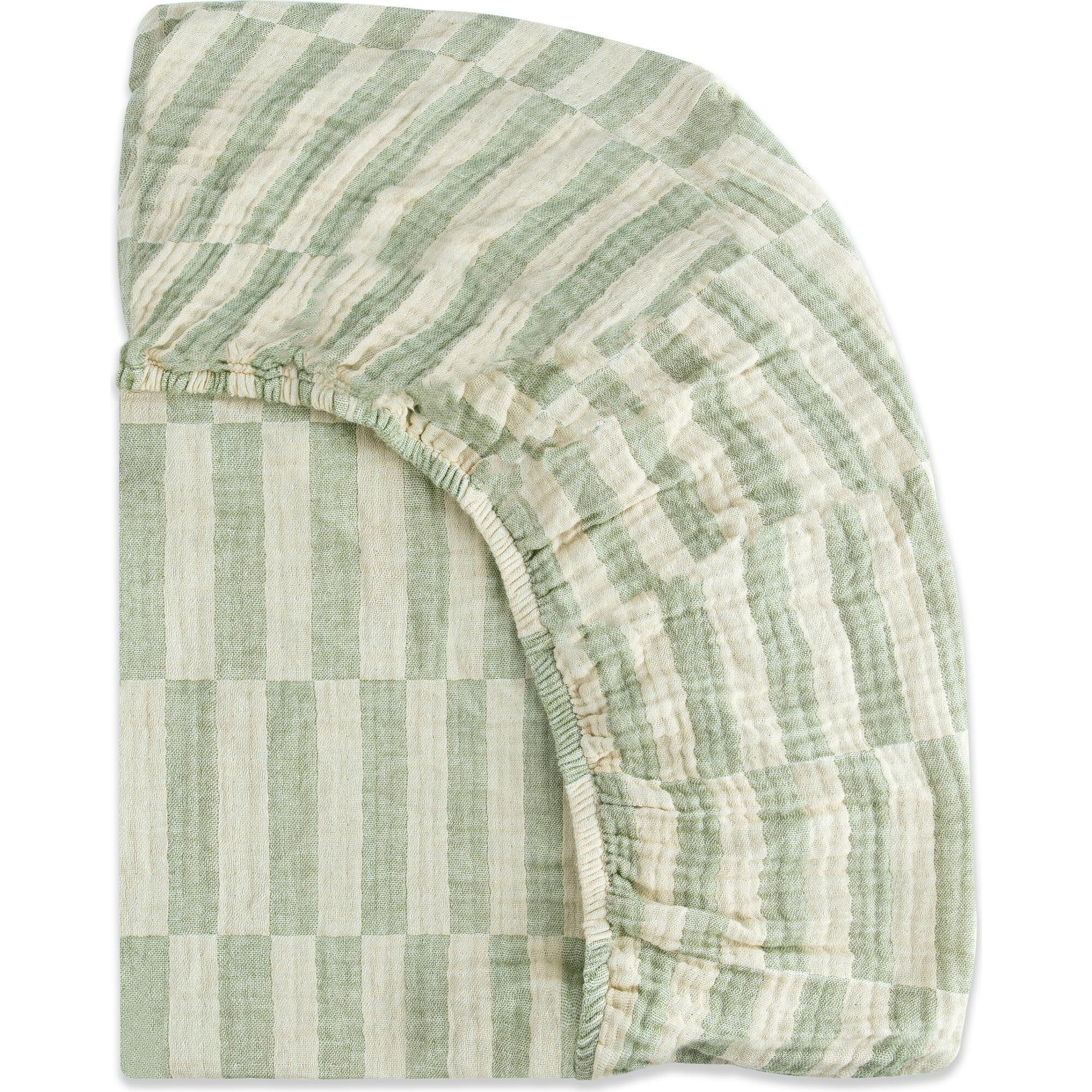 GOTS Certified Organic Muslin Cotton Mini Crib Sheet