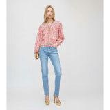 The Skye Top - Coral Corsica Paisley