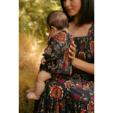 Baby Madeline Romper in Moody Sunflower