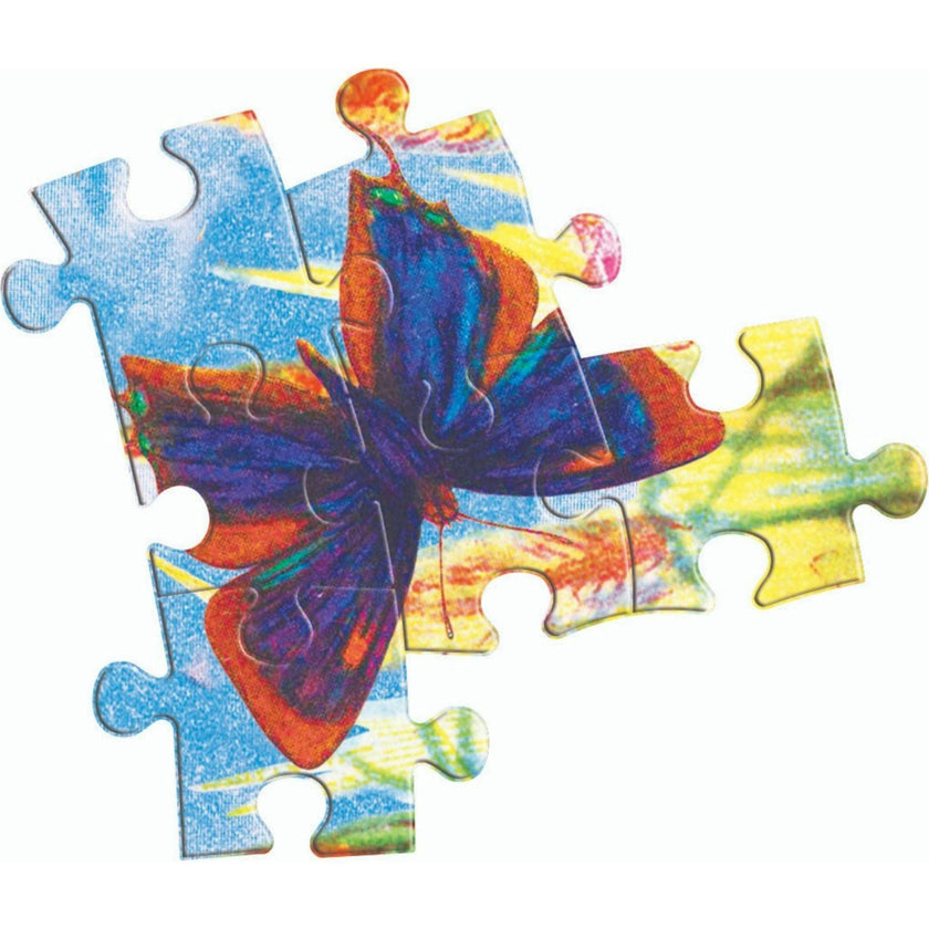 Piece and Love Mushrooms and Butterflies 500 Piece Jigsaw Puzzle