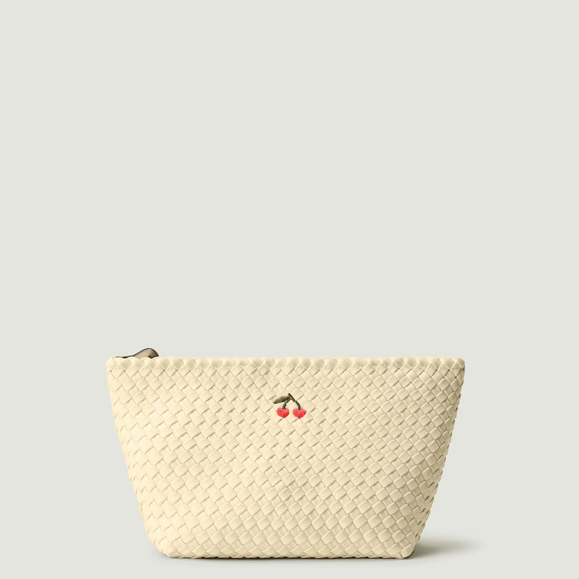 Portofino Large Cosmetic Pouch Cherry | Salt