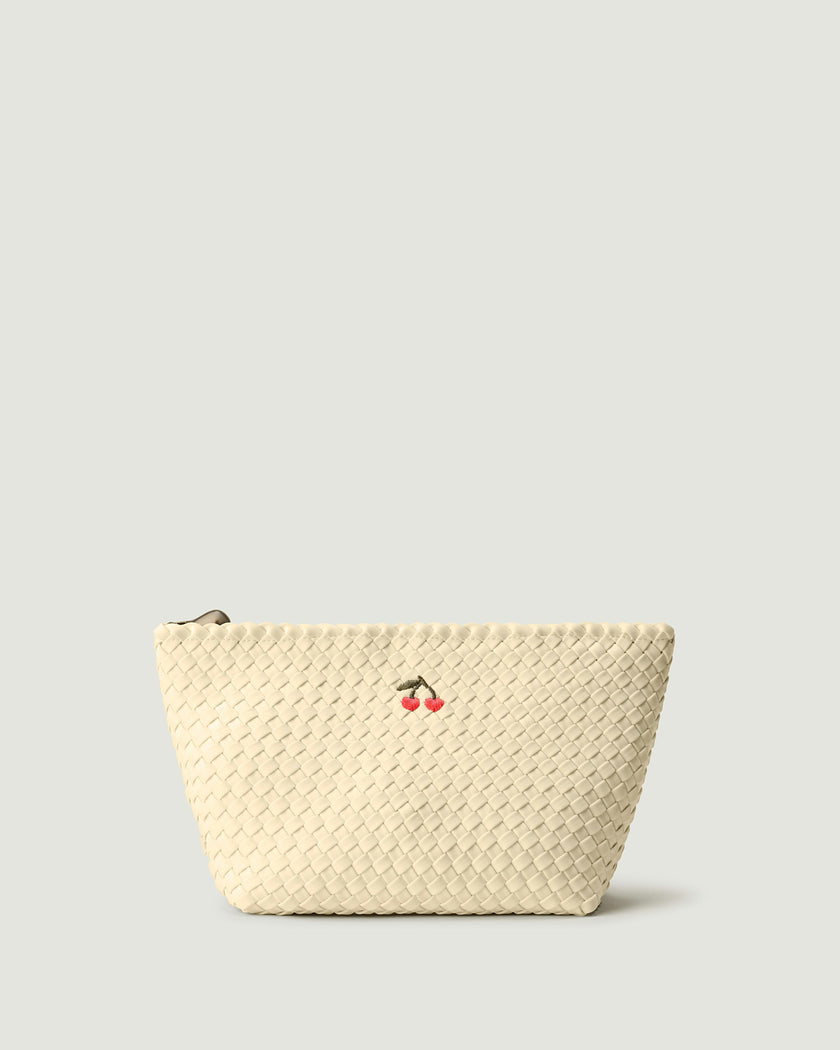 Portofino Large Cosmetic Pouch Cherry | Salt