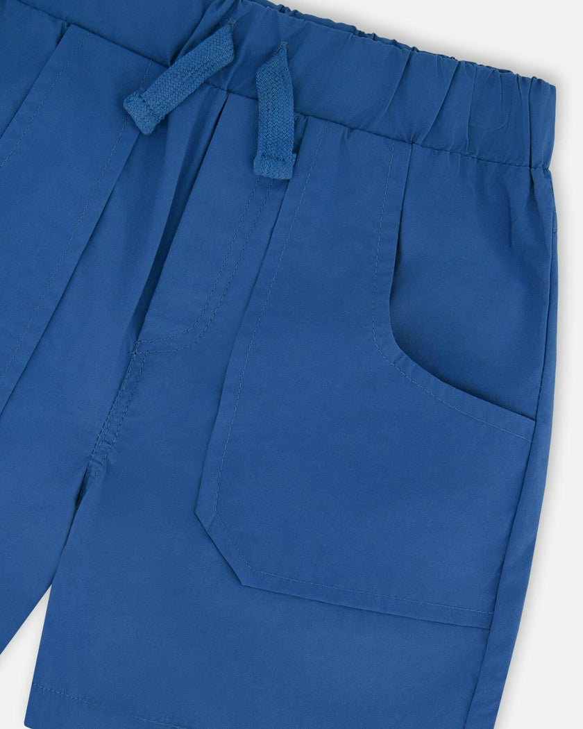 Parachute Shorts With Patch Pockets