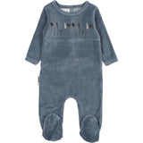 Boys Winter Garden Embroidered Long Sleeve Long Sleeve Footie