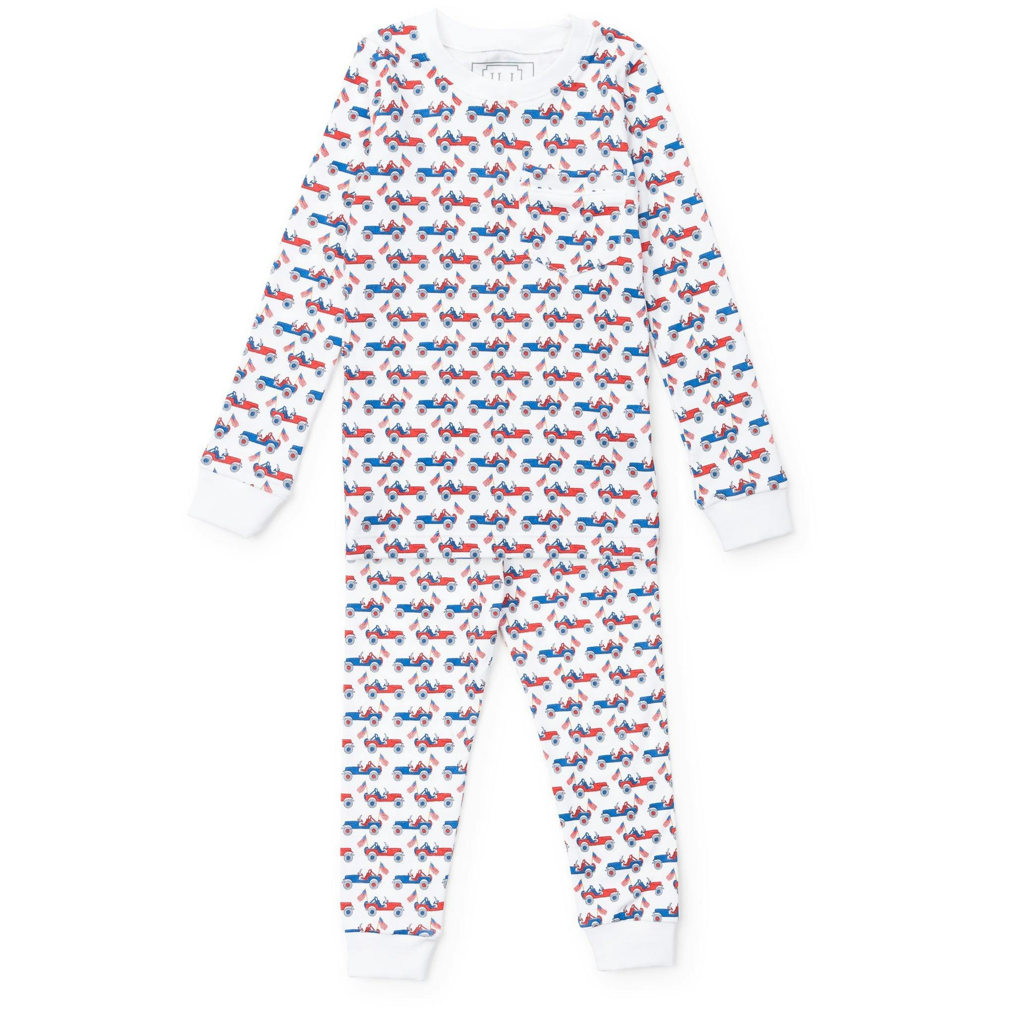Bradford Boys' Pajama Pant Set - Patriotic Jeeps