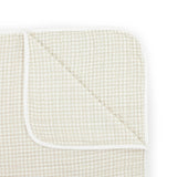 Original Cotton Muslin Quilt - Tan Gingham