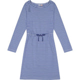 Lila Drawstring Dress, Blue