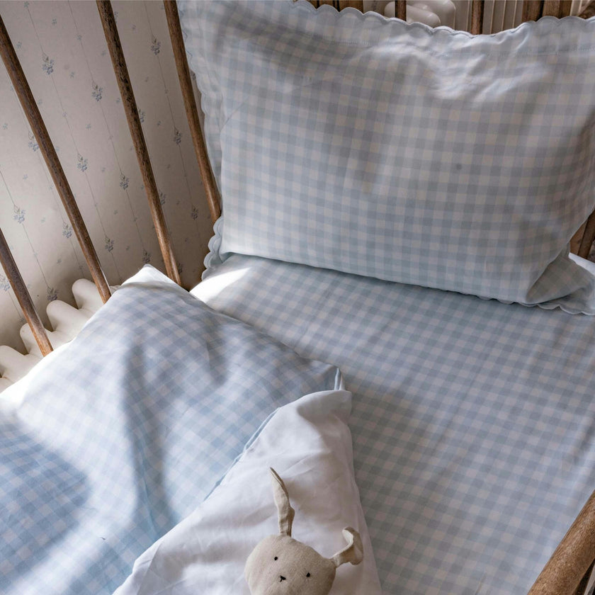 Picnic Gingham Crib Sheet