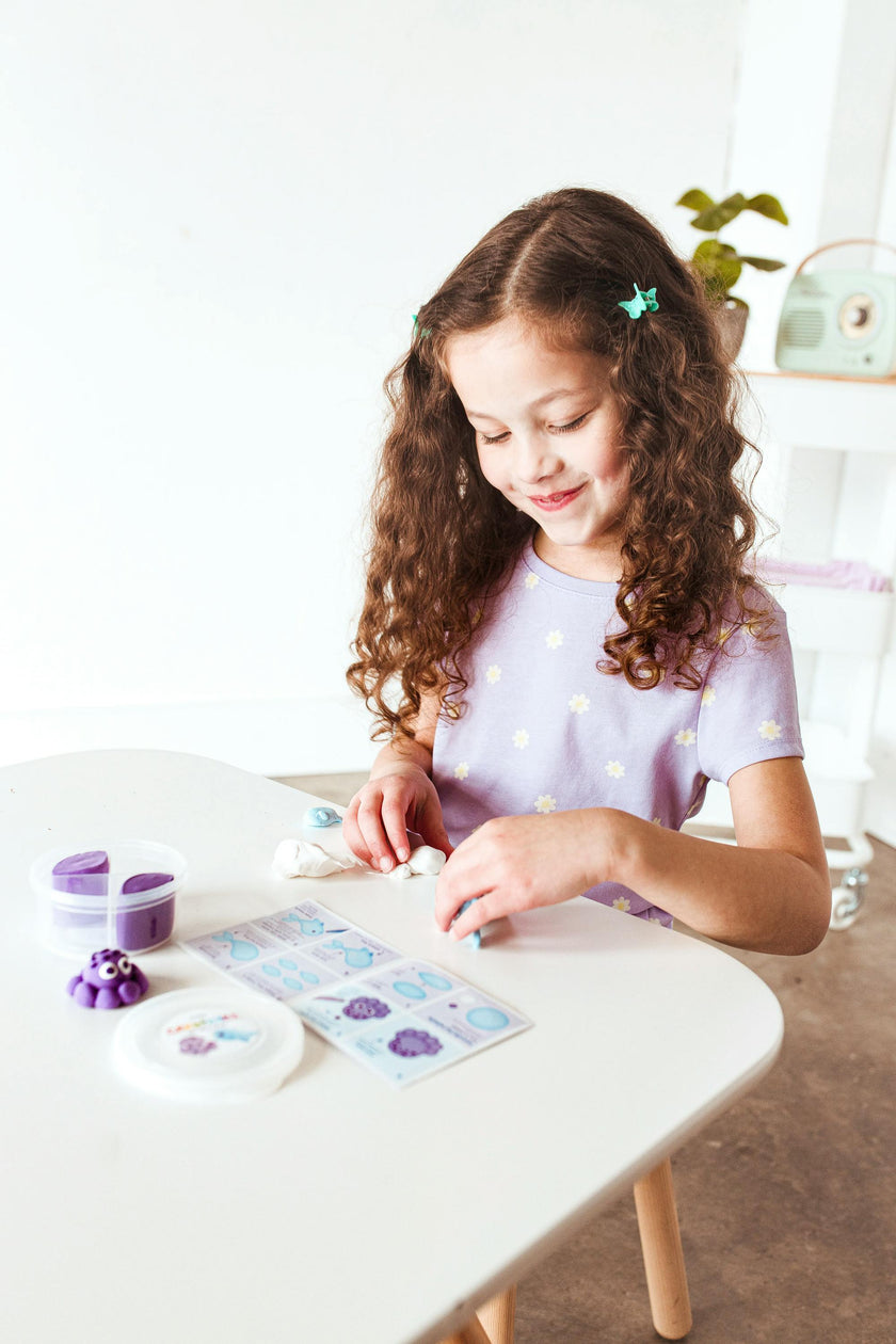 Creatibles Mini Air Dry Clay Kit - Ocean BFFs - 2 Designs